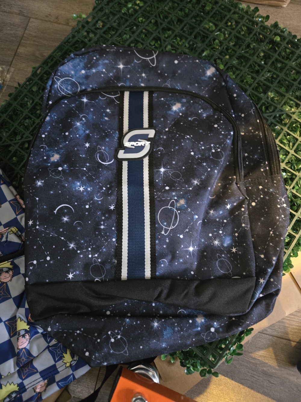 Skechers Navy & Black Galaxy Print Backpack